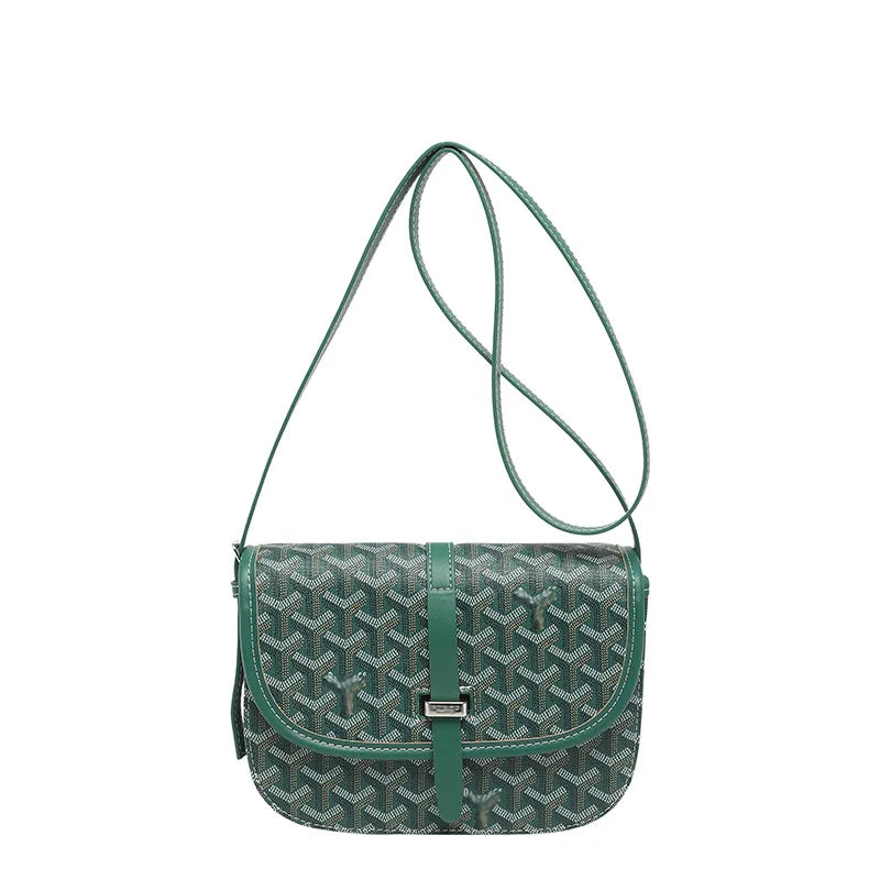 2026 Summer New Fashion French-Style Crossbody Shoulder Bag Unisex Printed Polyester Lining Bag