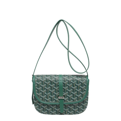 2026 Summer New Fashion French-Style Crossbody Shoulder Bag Unisex Printed Polyester Lining Bag