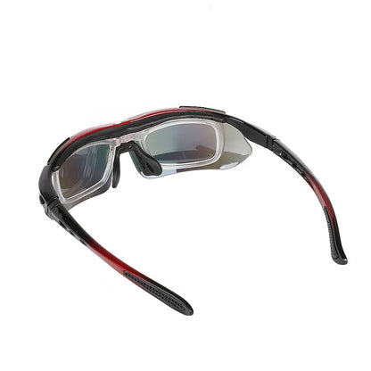 Wholesale Cycling Glasses Polarized Sports Sunglasses with 5/6 Interchangeable Lens for Bike Outdoor Windproof UV400 Protection