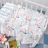 Low Price in Stock 2 Layer Bamboo Cotton Baby Muslin Dream Blanket 47*47 High Quality 100% Cotton Swaddle Muslin Blanket