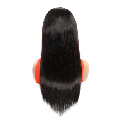 Wholesale 30Inches Bone Straight Human Hair Wig for Glueless Soft Shiny Natural Color 13X4Swiss Lace Front Raw Vietnamese Virgin
