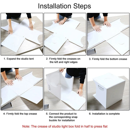 Hot Selling With Back White Backdrops PULUZ 20cm Mini Portable Photo Studio Box Kit Lighting Studio Shooting Box
