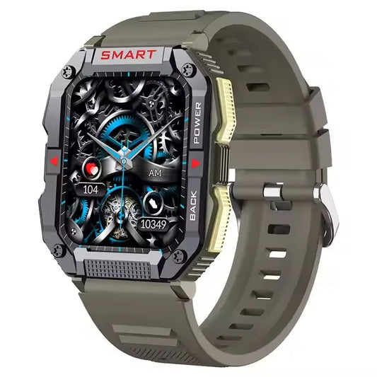 Yk01 Hd 1.83 Inch Ips Screen All Day Heart Rate Detection Bt Sports Smartwatch Multi-language Push 300 Mah Battery Smart Watch