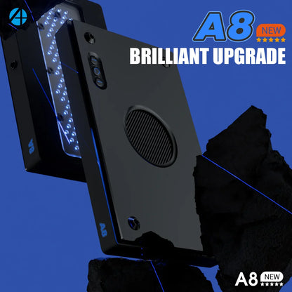 A8SE II Max Blue 240W Full Spectrum Aquarium LED Light Durable Plastic WiFi App Programmable for Saltwater Coral Rectangle Box