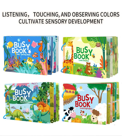 Montessori Educational Toys Preschool Kindergarten Learning Busy Book Sticker Activities for Kids Picture Books XH XHCP-241105
