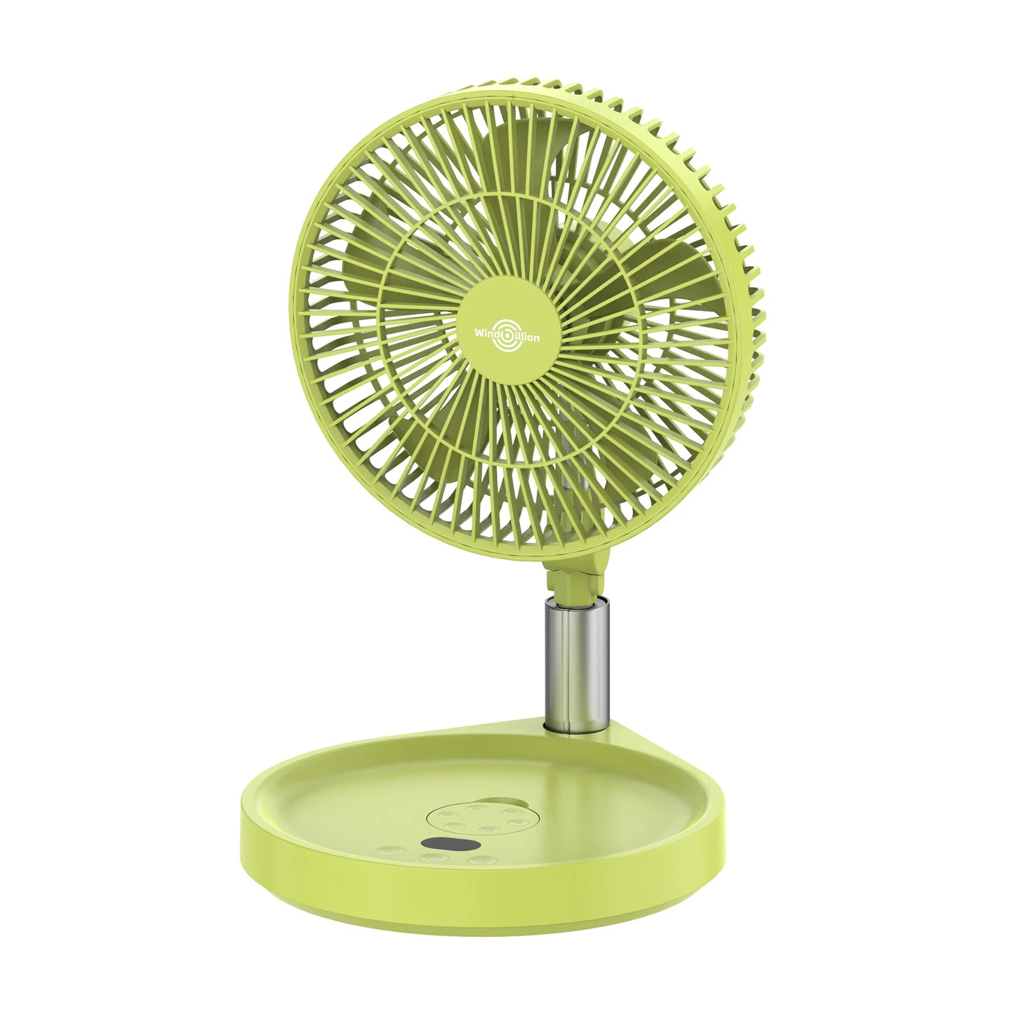 Electric Rechargeable Foldable Camping Fan with Remote Control, LED Lights, and Brushless Motor - Ideal for Outdoor & Hotel Use