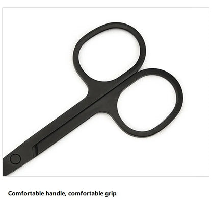 Nose Hair Scissors Mini Stainless Steel Round Head Beauty Trimmer Nose Hair Trimmer Portable Ergonomics Nose Hair Cutter