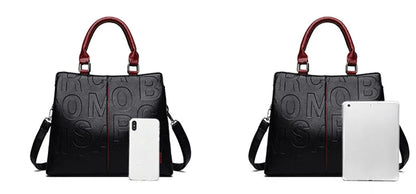 PU Leather Casual Crossbody Bags for Women Ladies Luxury Designer Tote Handbag Female Large Capacity Travel Shoulder Bag Sac