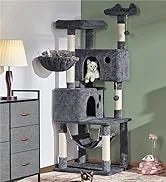 Hot Sale 23.5 Inches Cat Tree Tower Dark Gray Condo Sisal-Covered Scratching Posts Furniture for Pet Activity Cat House