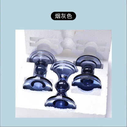 Candles Jars Glass Tall martini Glass Candle Sticker  Glass Candle Holders