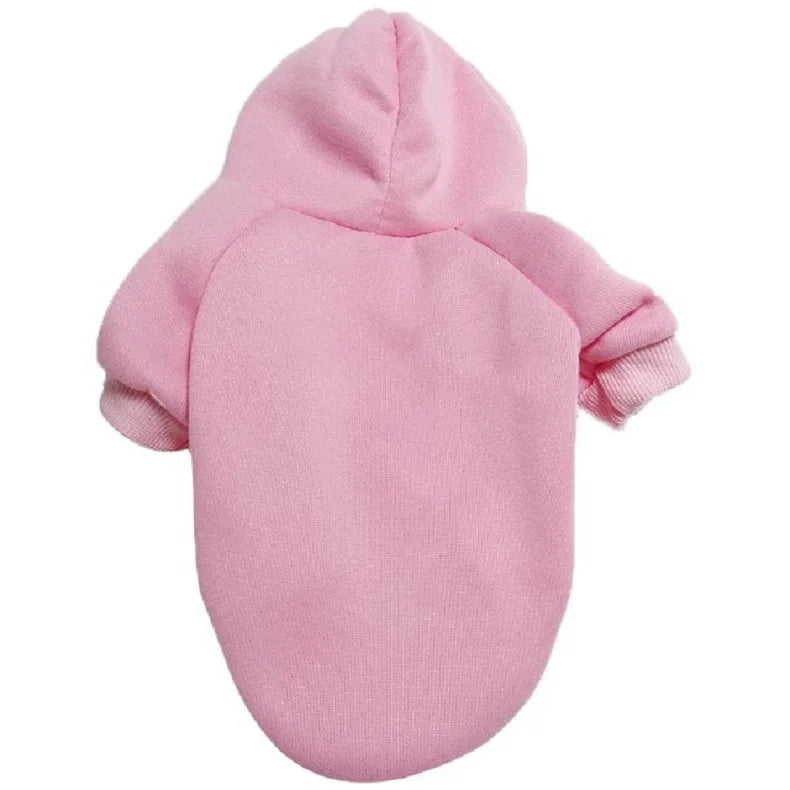 Hot-selling Blank Large Dog Hoodie Customizable Windproof Cartoon Design Warm Fleece Pet Sweatshirt Oversized Summer Multiple