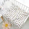 Low Price in Stock 2 Layer Bamboo Cotton Baby Muslin Dream Blanket 47*47 High Quality 100% Cotton Swaddle Muslin Blanket