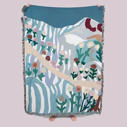 Home Textiles Dynamic Color Custom Blankets Tapestry with Wholesale Price