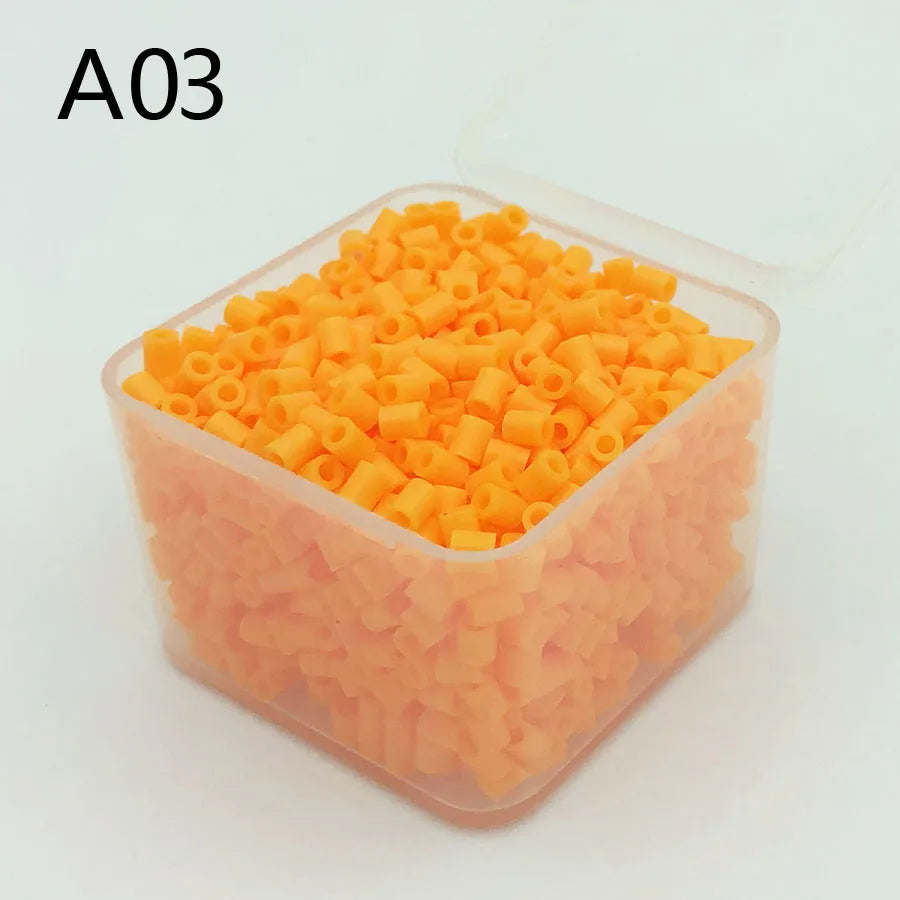 2.6mm Mini Beads/1200pcs/Box Packing Hama Beads Easy to Store For Kids Perler Iron Beads Fuse Handmade Gift Children Toy