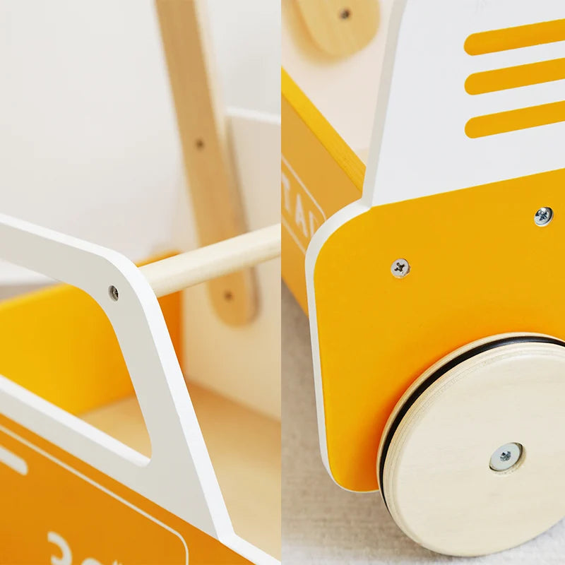 Hot Selling Wooden Multi-Functional Walker Activity Educational Toys for Toddlers Baby Learning Unisex