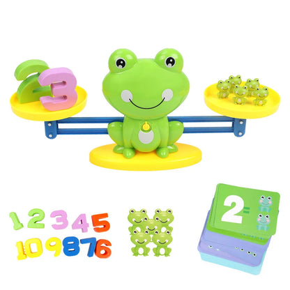 New Montessori Math Toy Monkey Digital Maths Balance Scale Toy Educational Balancing Scale Number Board Game Kids Learning Toys