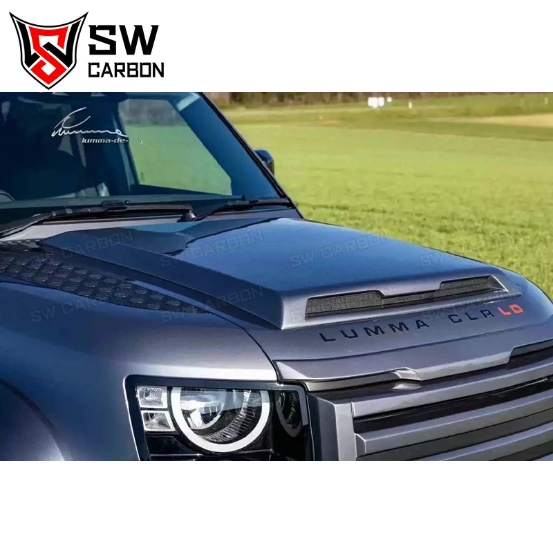 Defender LM Style Wide Body Kit for Land Rover Defender 90 110 Front Bumper Grille Hood Side Skirts Mudguards