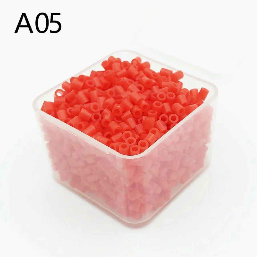 2.6mm Mini Beads/1200pcs/Box Packing Hama Beads Easy to Store For Kids Perler Iron Beads Fuse Handmade Gift Children Toy