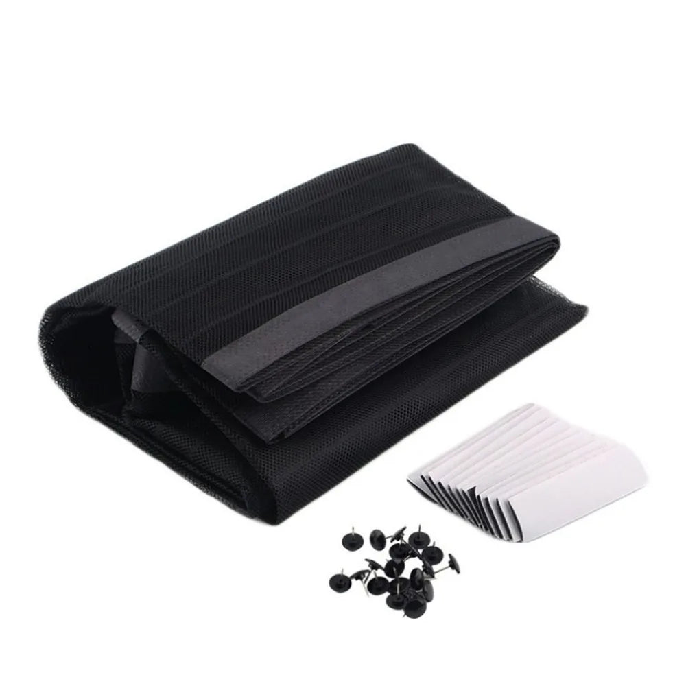 Sommerliche Anti-Mücken-Insekten-Fliegen-Vorhänge, Netz-Tür-Fliegengitter, Küchenvorhänge aus Polyesterfaser, Maschengewebe, Magnete