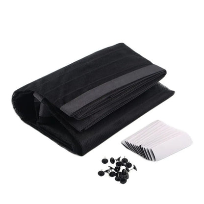 Sommerliche Anti-Mücken-Insekten-Fliegen-Vorhänge, Netz-Tür-Fliegengitter, Küchenvorhänge aus Polyesterfaser, Maschengewebe, Magnete