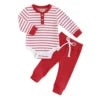 Hot Selling Drop Shipping Baby Romper Two Pieces Baby Set Wholesale New Born Baby Wear