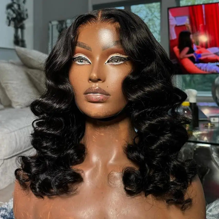 Wigs for Women Honey Brown Natural Black 13*6 hd Loose Wave Lace Front Wig Brazilian 13*4 Remy Hair HD Lace Frontal Human Hair