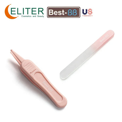 Eliter Hot Sell in Stock 4 in 1 Pink Blue With Plastic Tube Baby Set Babi Care Tool 4In1 Manicure Kids Cute Manicure Set
