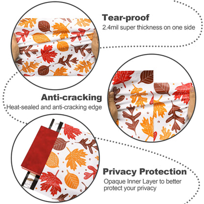 2-Day 5-Day Shipping! 100 Pack 10x13 Inch Maple Leaf Poly Mailers 2 Mil Self-Adhesive Waterproof Bags Eco-Friendly 100%