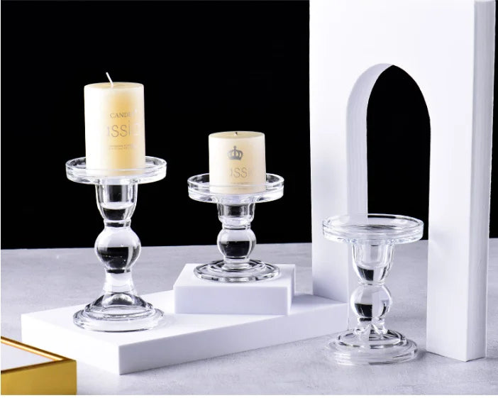 Candles Jars Glass Tall martini Glass Candle Sticker  Glass Candle Holders