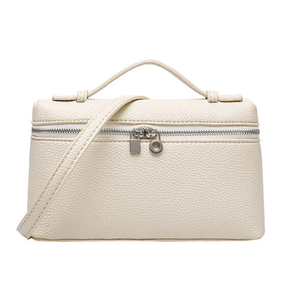 Factory Outlet 2025 New LP Bag L19 Lunch Box Single Zipper PU Small Shoulder Crossbody Portable Simple Fashion Gigi Same Style