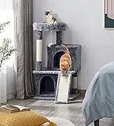 Hot Sale 23.5 Inches Cat Tree Tower Dark Gray Condo Sisal-Covered Scratching Posts Furniture for Pet Activity Cat House