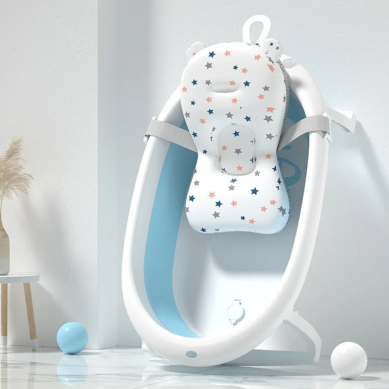 Multifunctional Digital Display Temperature Sensing Foldable Large Baby Bathtub for Newborn Toddler & Infant Home Supplies