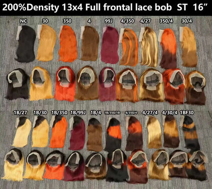 Short Bob Transparent Lace Human Hair Wig 8-16inch  Brazilian Human Hair  Wigs for Black Women