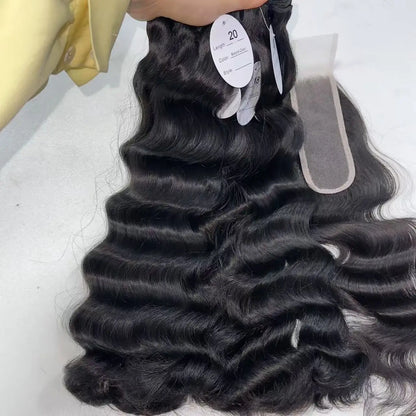 Grade 12A Vietnamese Bundles Cheap 100% Virgin Cuticle Aligned Natural Weaving Human Hair Loose Body Wave Bundles