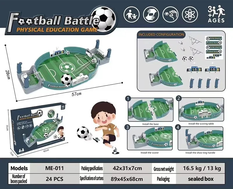 Hot Selling Unisex Indoor Mini Tabletop Pinball Games Kids Interactive Plastic Sport Entertainment Toy Mini Table