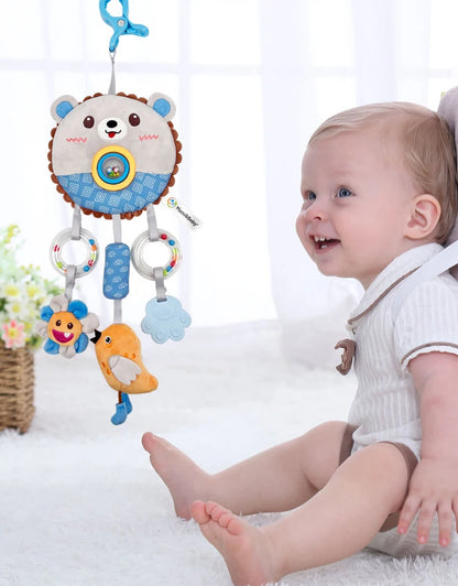 Baby Rotating Bead Wind Chime Cartoon Animal Bell Lathe with EN71, CPC, GG6675 Certification M044