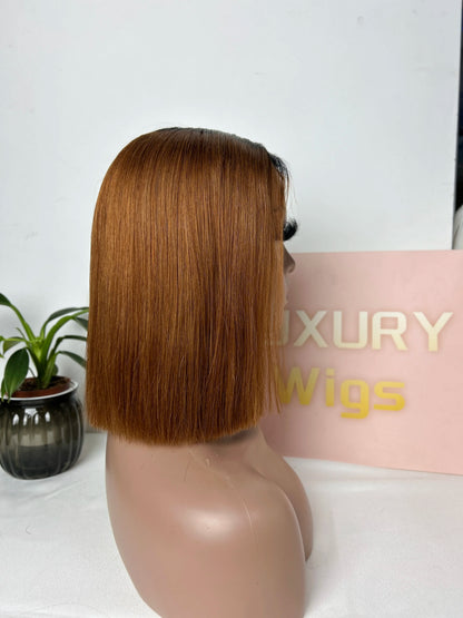 New SDD Bob Wigs 2x6 Closure Wig Bone Straight Natural Virgin Hair Transparent Lace SDD Vietnamese Hair Wig Human Hair Glueless