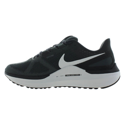 For Air Zoom Structure 25 Unisex Running Shoes Size 10 Black White Dark Smoke Grey Mesh Upper EVA Midsole Rubber Outsole Spring