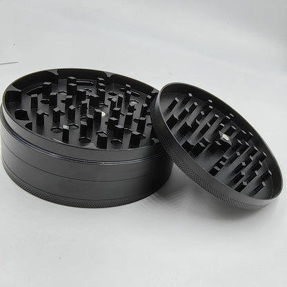 O1 100mm 4'' 4Inch Diameter Custom Logo 4 Parts Herb Grinder Zinc Alloy Tobacco Metal Grinder for Herb Wholesale
