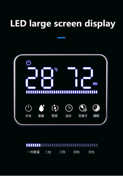 110V 220V 23.8L Large Capacity Industry Air Humidifier Commercial Diffuser Sprayer Humidification Spray Machine