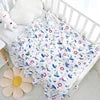 Low Price in Stock 2 Layer Bamboo Cotton Baby Muslin Dream Blanket 47*47 High Quality 100% Cotton Swaddle Muslin Blanket