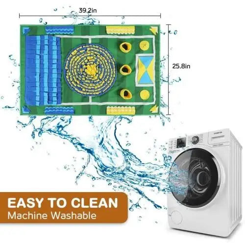 Green Sniffing Blanket Pet Mat Rich Olfactory Experience Made in China