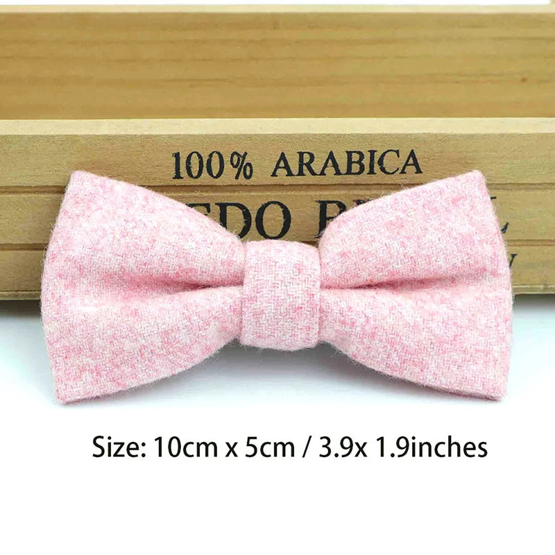Children Wool Bow Tie Baby Boys Butterfly Skinny Bowtie Single Layer Child Bowties Gravatas Borboleta Collar Kids Ties