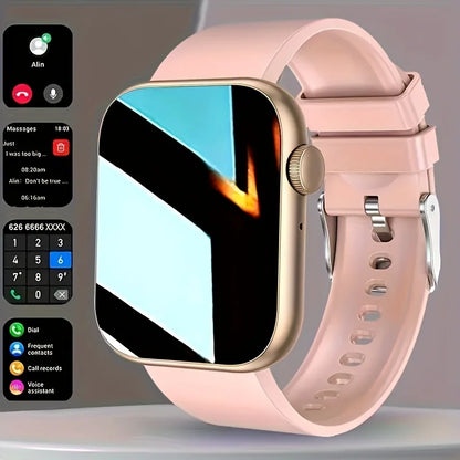 Hot New 2.01-Inch Touchscreen Dual-Strap Smartwatch, Unisex, HD Call Quality, Step & Calorie Tracking, Music & Message