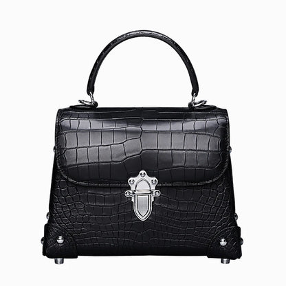 Custom Luxury Genuine Crocodile Leather Stylish Handbags for Women Elegent Ladies Woman Small Alligator Crossbody Shoulder Bags
