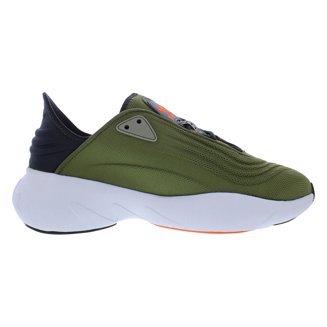 For Adifom SLTN Men's Running Shoes Made in Vietnam Focus Olive/Feather Grey/Impact Orange Color Scheme | 100% Authentic