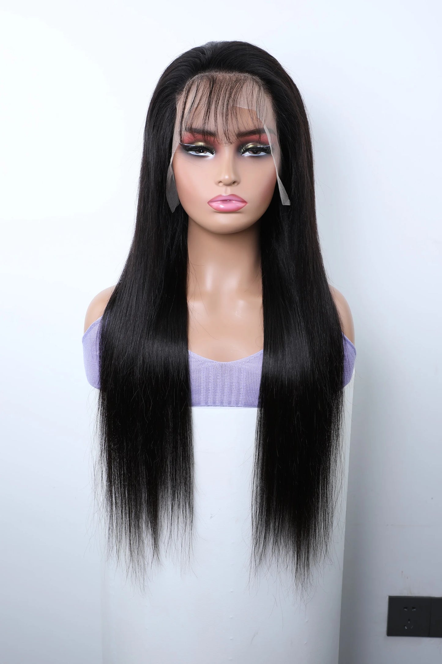 Lemoda 13x4 Lace Front Wigs Human Hair Pre Plucked with Baby Hair 12A Brazilian Straight Human Hair Wigs for Black Women
