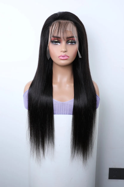 Lemoda 13x4 Lace Front Wigs Human Hair Pre Plucked with Baby Hair 12A Brazilian Straight Human Hair Wigs for Black Women