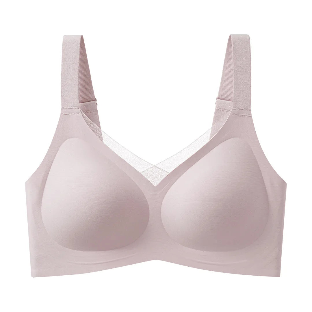 Wireless Bra Plus Size Women Sujetadores S-3XL BH Brasier Para Mujer Ladies Anti-sagging Gather  Seamless Push up Jelly Bra