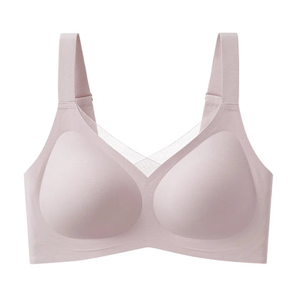 Wireless Bra Plus Size Women Sujetadores S-3XL BH Brasier Para Mujer Ladies Anti-sagging Gather  Seamless Push up Jelly Bra